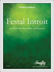 Festal Introit SATB choral sheet music cover Thumbnail